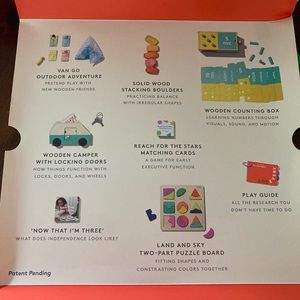 3 year old Lovery toy box